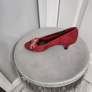 CHAIN EMBELLISHMENT❤️Aerosoles/Suede Shoes.❤      NWOT